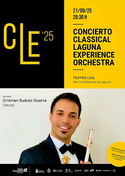Cartel del Festival Classical Laguna Experience 2025 - Cristian Suárez Guerra