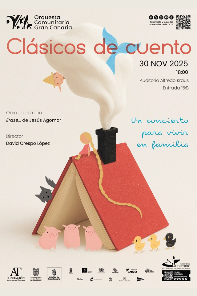 Cartel del Concierto Clásicos de Cuento