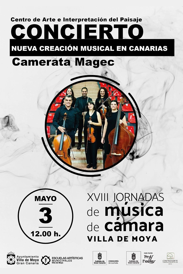 Cartel del Concierto Camerata Magec