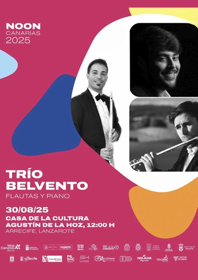 Cartel del Festival NOON Canarias 2025 - Cristian Suárez Guerra